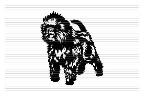 Affenpinsher Dog Silhouette