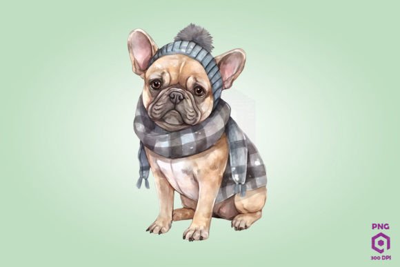 Cozy French Bulldog Dog Clipart: A Designer's Review
