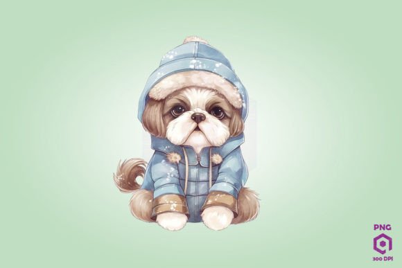 Cozy Shih Tzu Dog Clipart Reviewed for Real Embroidery Projects