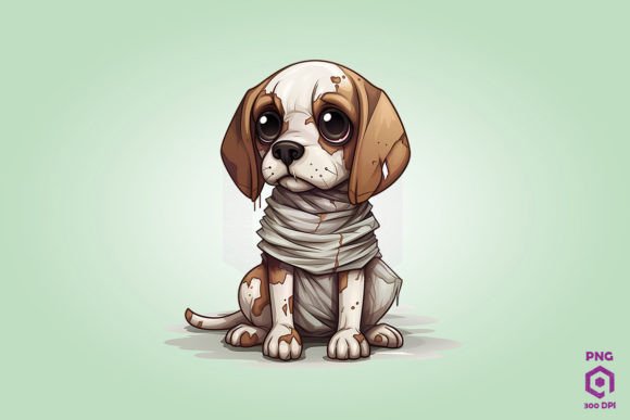 Halloween Beagle Mummy Dog