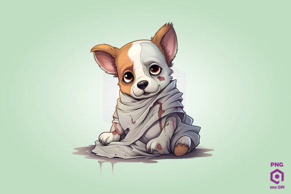 Halloween Corgi Mummy Dog Design Review