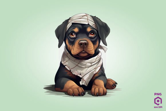 Halloween Rottweiler Mummy Dog: A Designer's Take