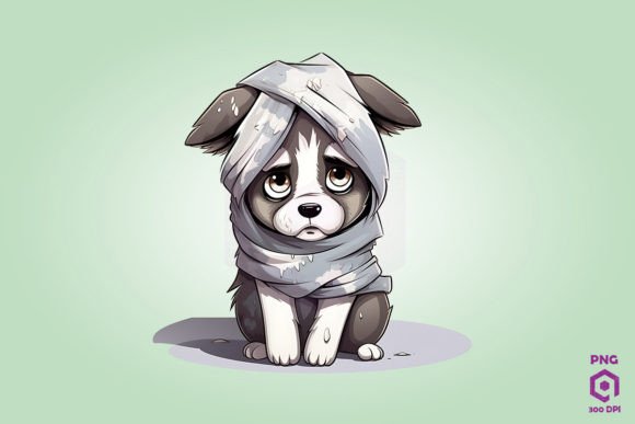 Halloween Siberian Husky Mummy Dog: Design Review