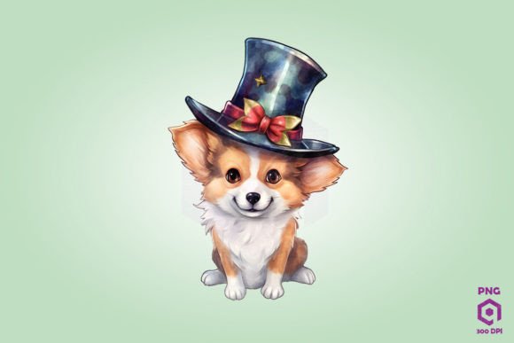 Pembroke Welsh Corgi Dog in Magic Hat Review