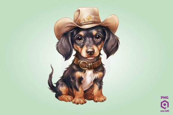 Review: Cowboy Dachshund Dog Clipart